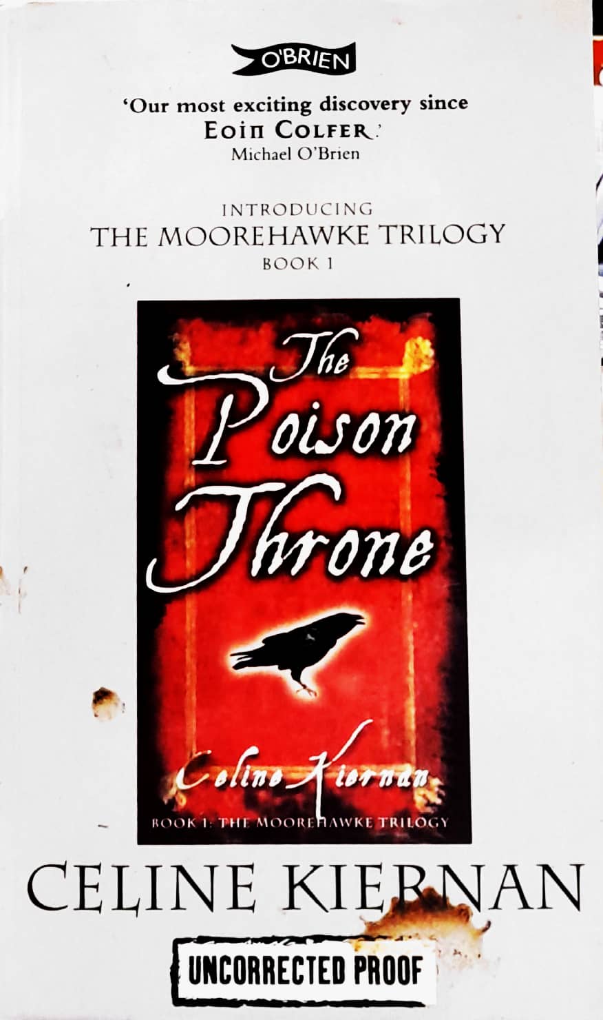 The Poison Throne Uncorrected Proof Copy Books N Bobs