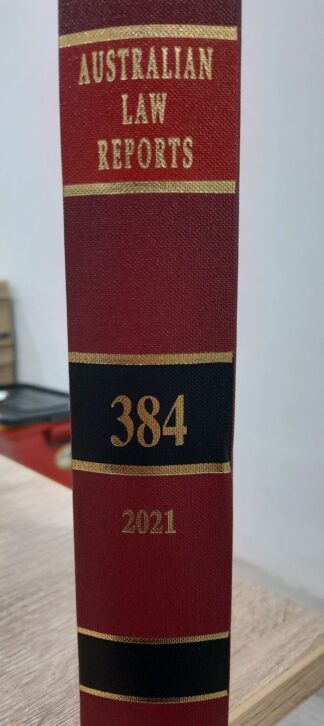 Australian Law Reports Volume 384 2021 Books N Bobs 6465