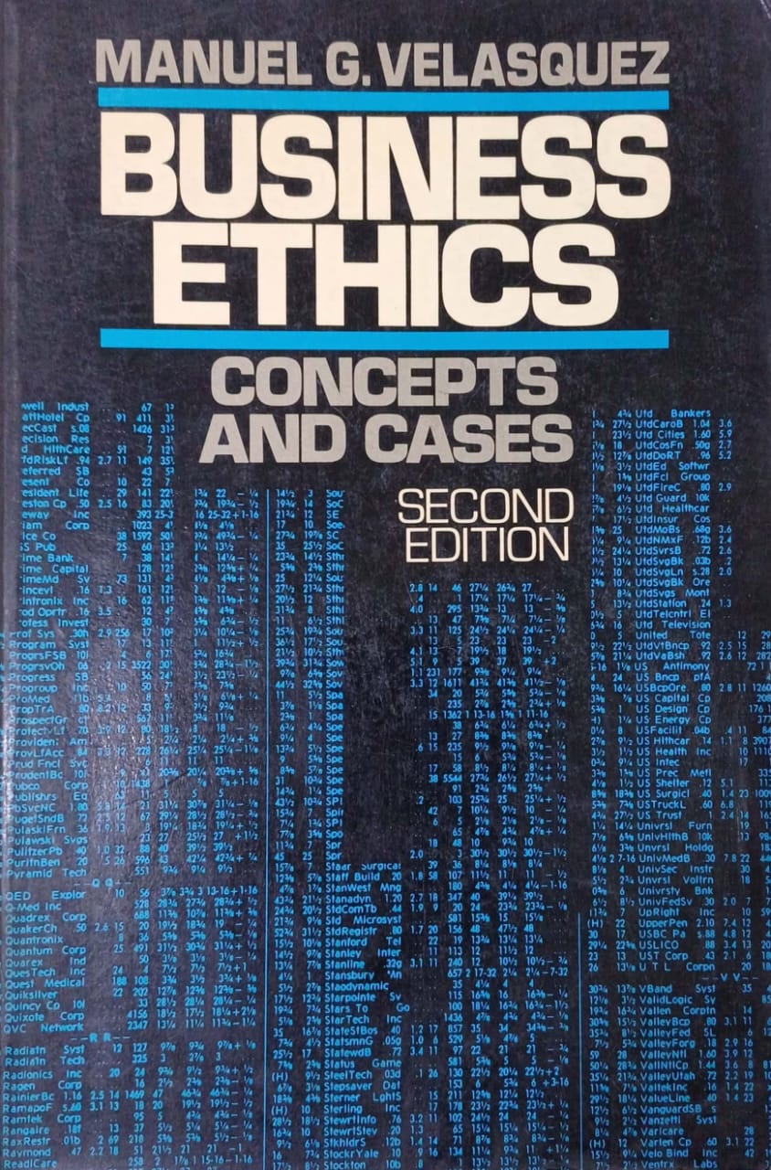 Business Ethics: Concepts And Cases - Books N Bobs