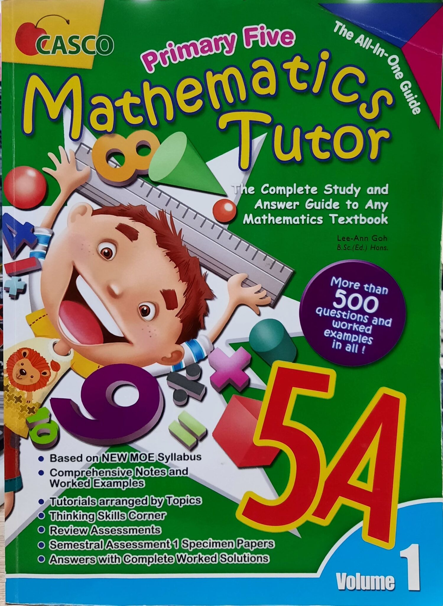 Primary Five: Mathematics Tutor (5A, Volume 1) - Books n Bobs